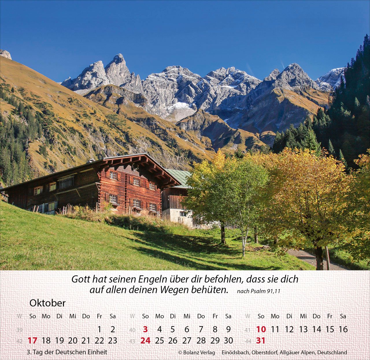 Tischkalender - Berge 2027 Tischkalender