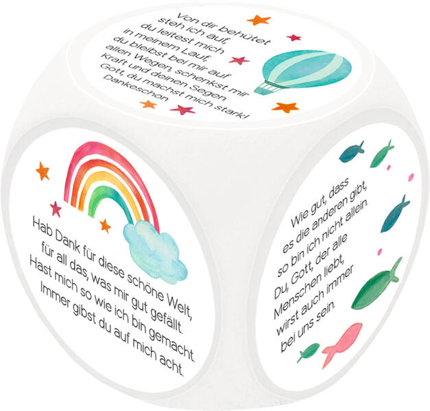 Spiel & Spaß - Mein Gebetswürfel - Danke