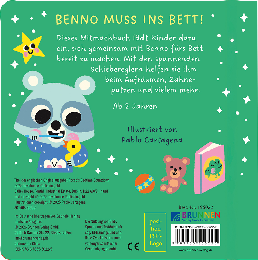 Buch - Benno, Zeit fürs Bett!
