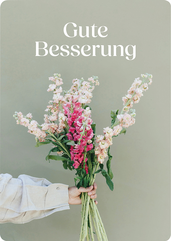 Postkarte - Postkarte 'Gute Besserung'