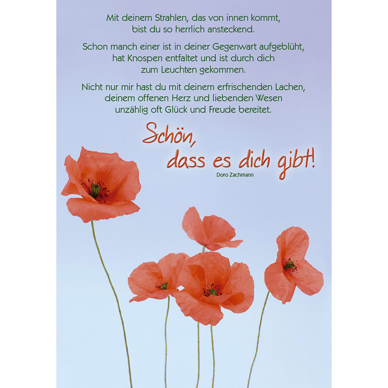 Schön, dass es dich gibt