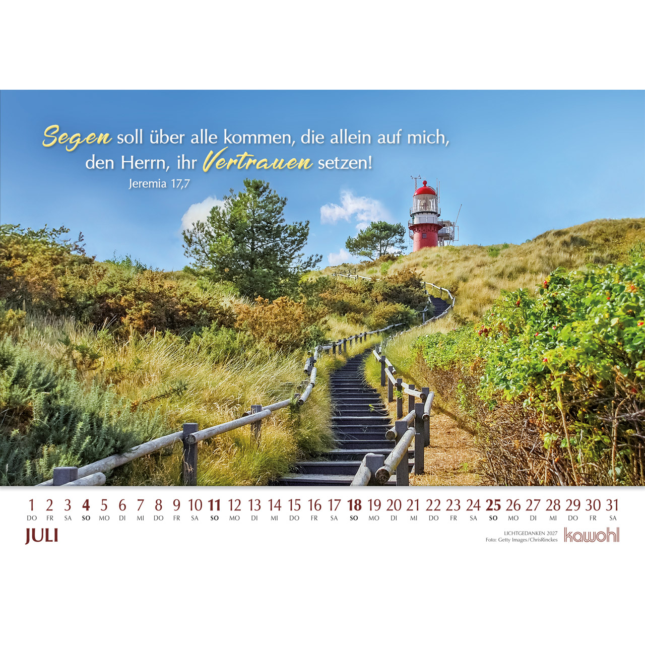 Wandkalender - Lichtgedanken 2027