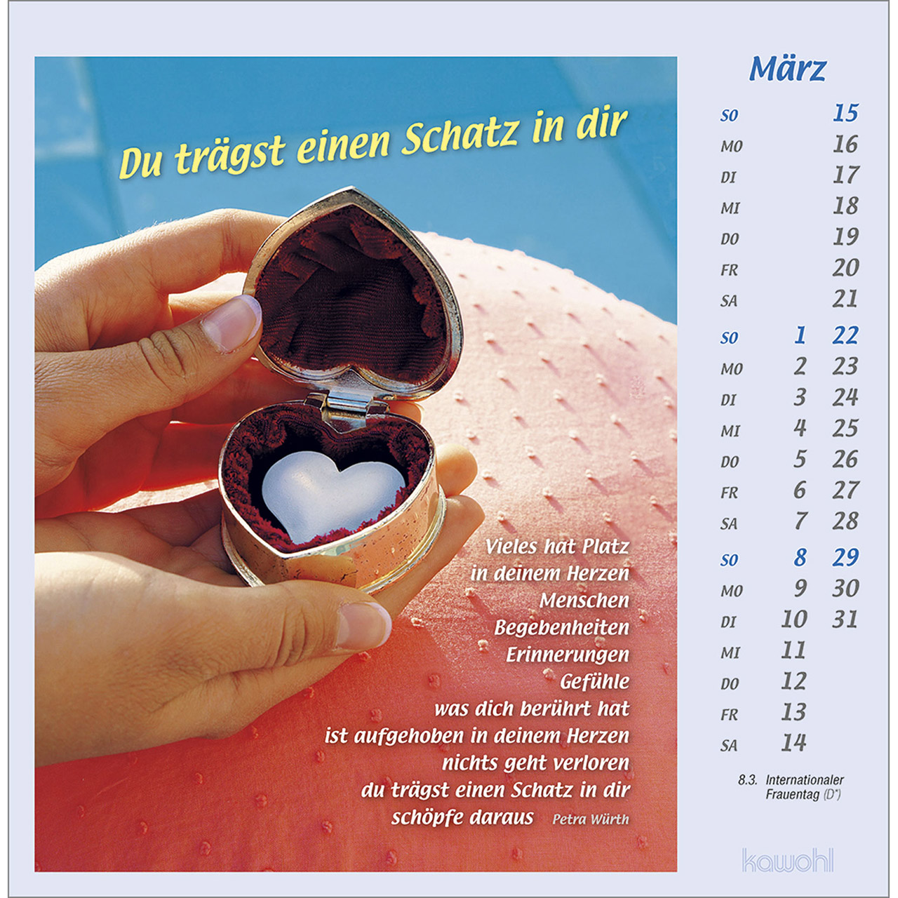 Postkartenkalender - Mit Hand und Fuß 2026