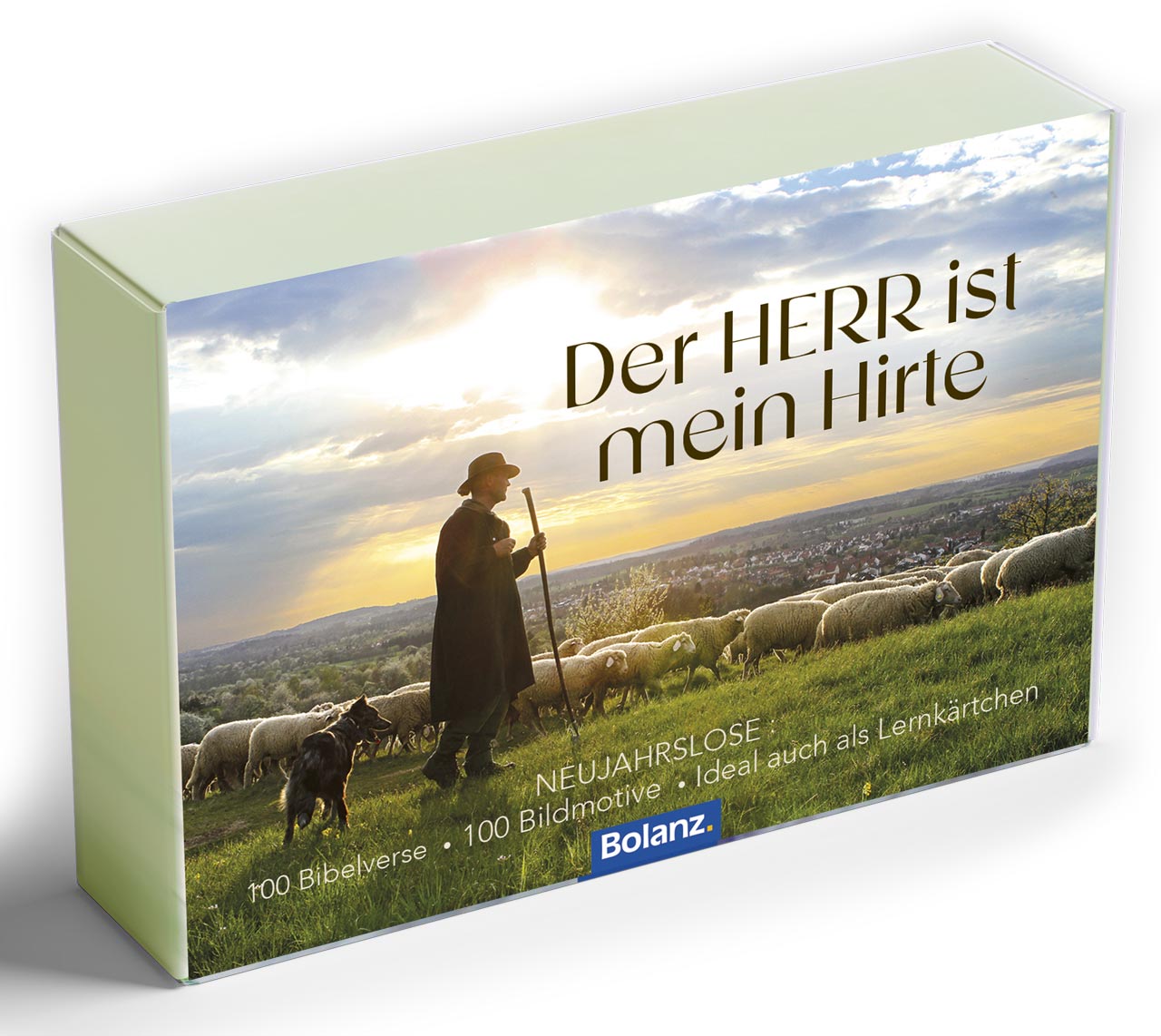 Karten-Box Papier - Neujahrslose "Der Herr ist mein Hirte"