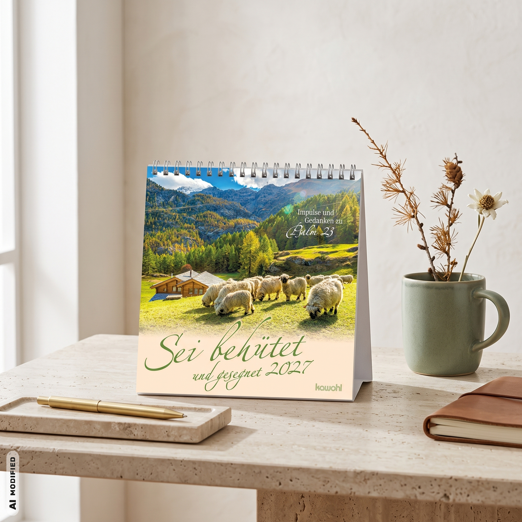 Postkartenkalender - Sei behütet und gesegnet 2027