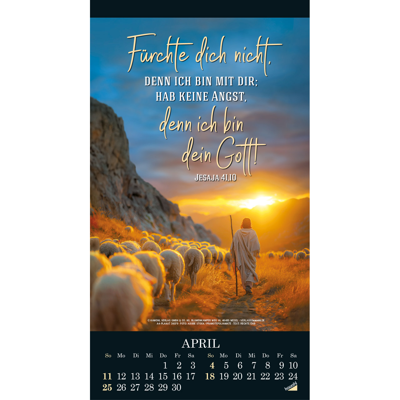 Wandkalender - Die Wunder deiner Werke 2027