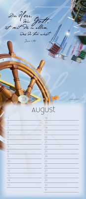 Immerwährender Kalender - Begegnungen auf seinem Weg - Frau Tuch Mohnblumen Pusteblume