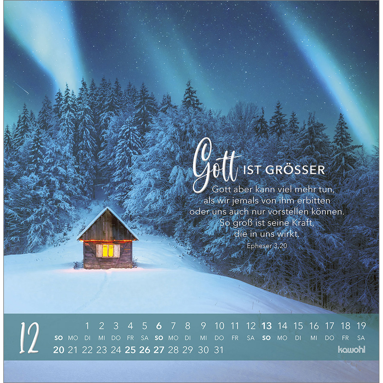 Postkartenkalender - Die Liebe bleibt bestehn 2026
