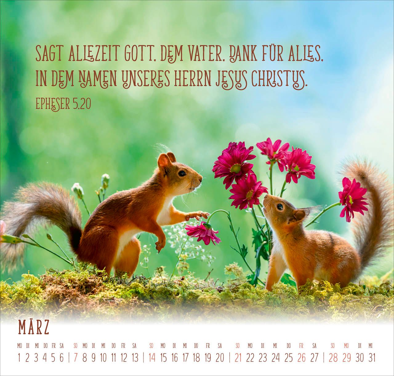Wandkalender - Du machst mich froh 2027