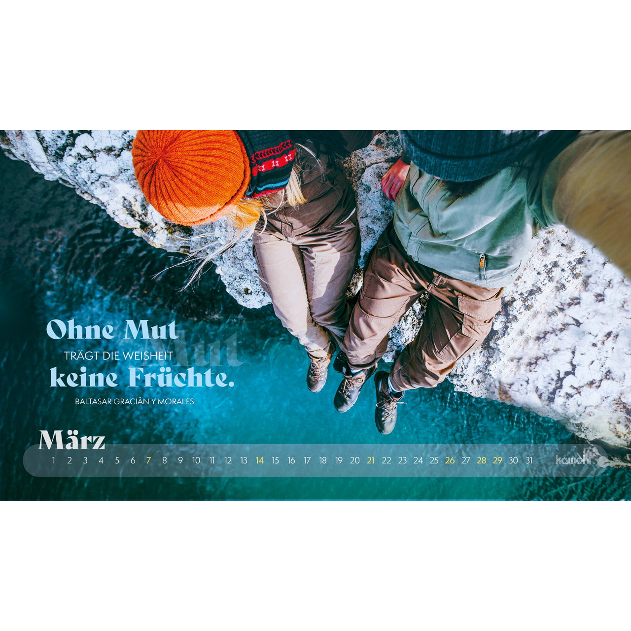 Postkartenkalender - Abenteuer - Mit Gott unterwegs 2027