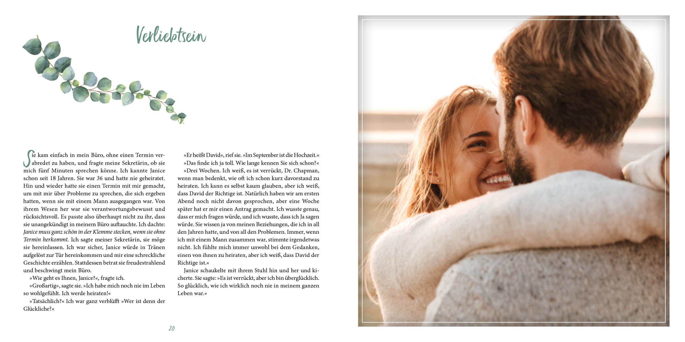 Geschenkbuch - Die 5 Sprachen der Liebe - Blätter