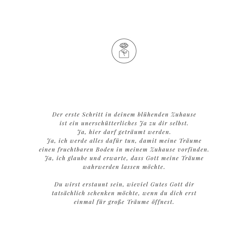 Aufstellbuch - Lass dein Leben Blüten tragen - Aufstellbuch Holzoptik Rosen
