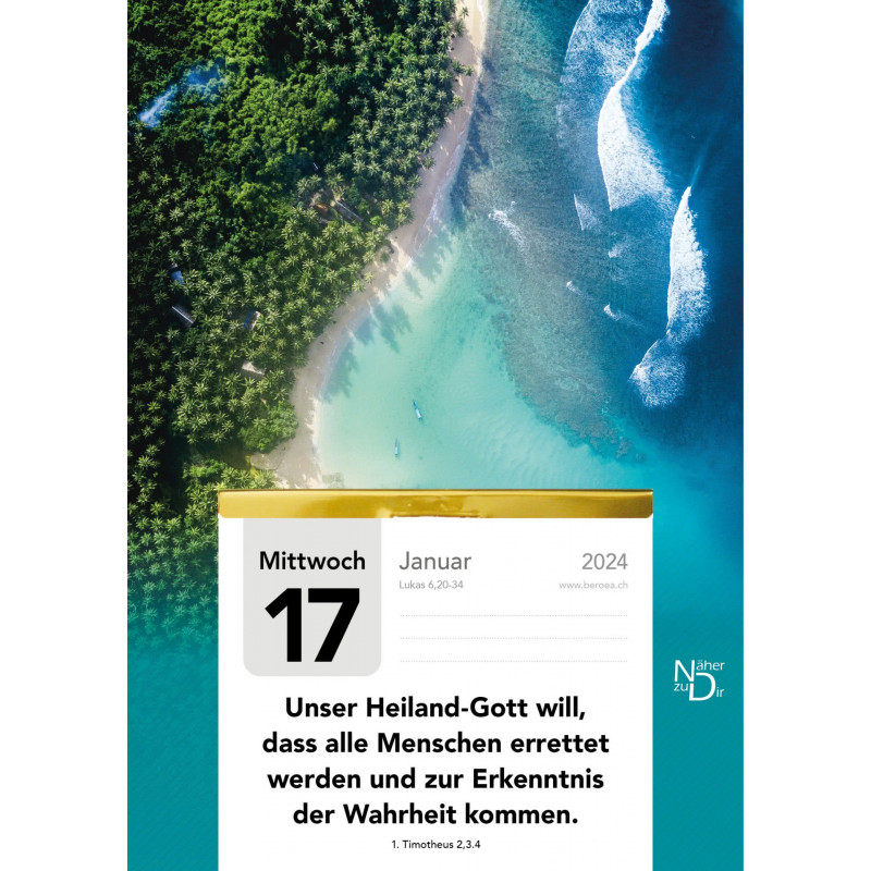 Näher zu Dir 2026 - Großer Abreißkalender