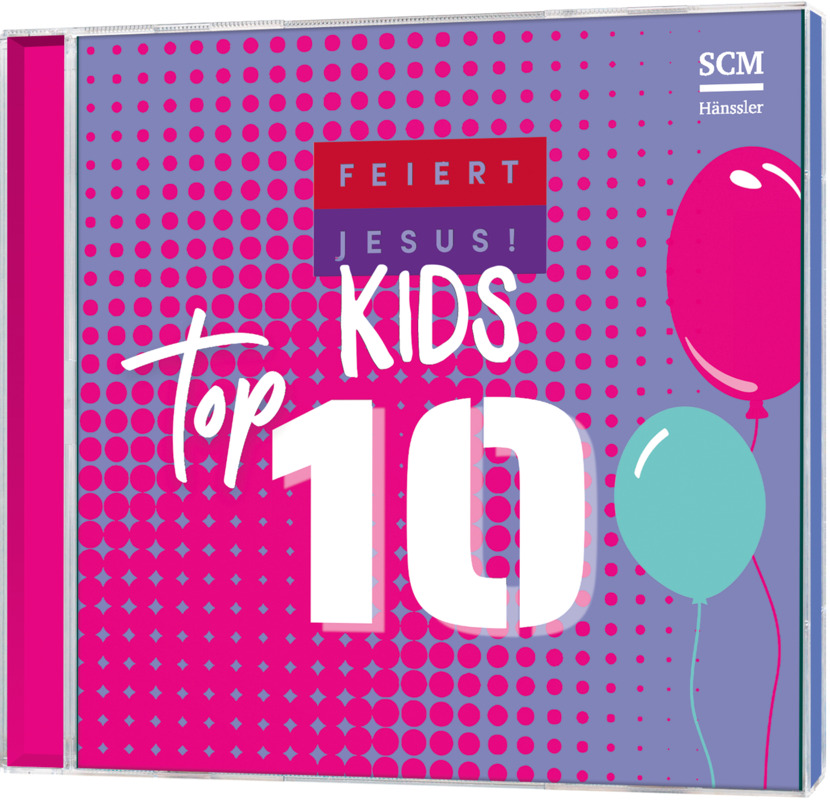 Musik-CD - Feiert Jesus! Top 10 - Kids (CD) - CD/DVD Pink Lila
