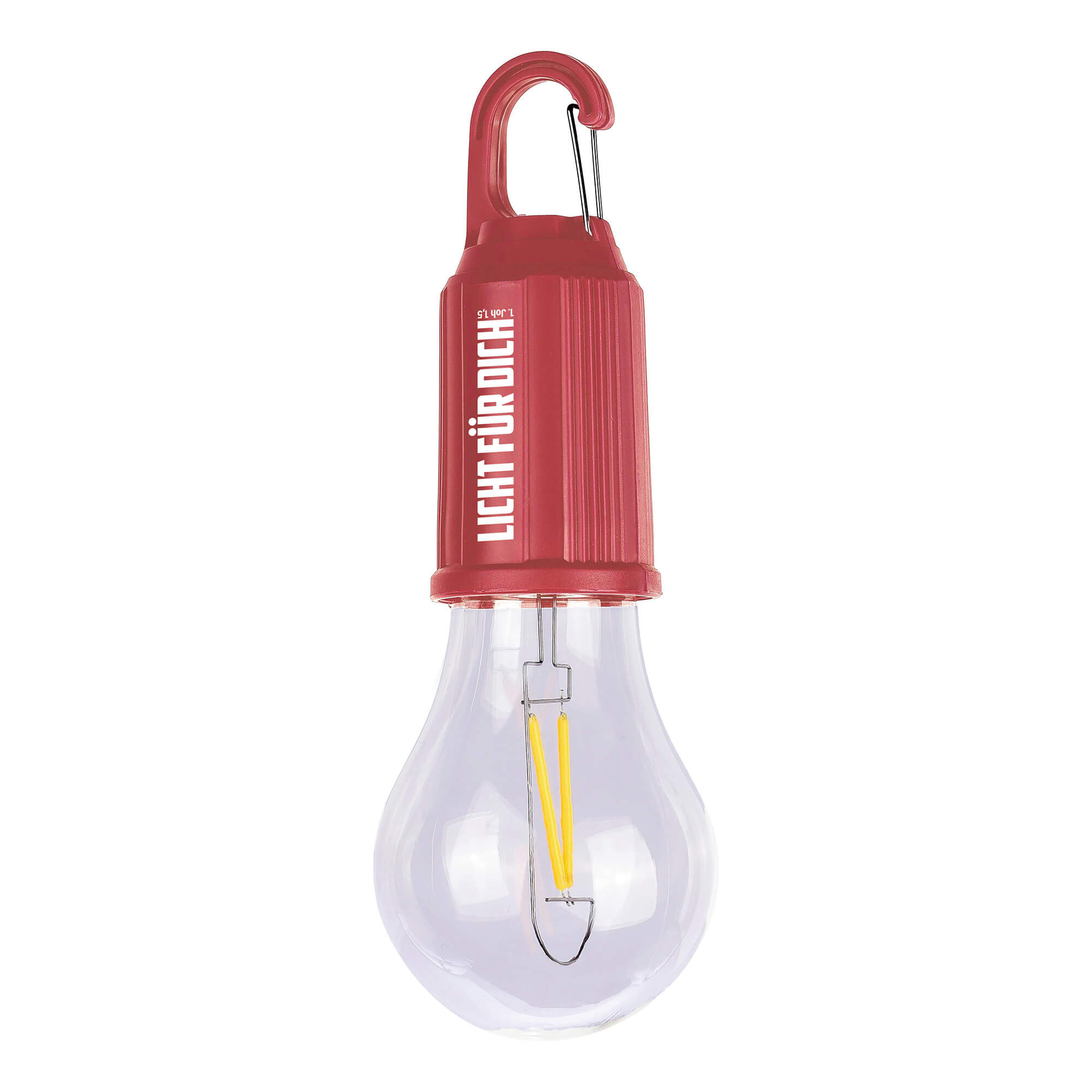 Taschenlampe - LED Glühbirne mit Karabiner