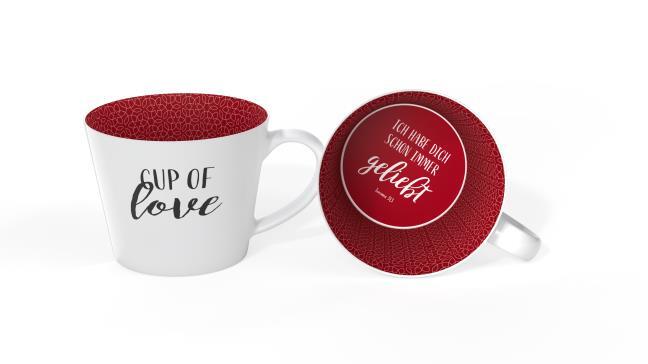 Tasse 'Cup of Love' (rot)