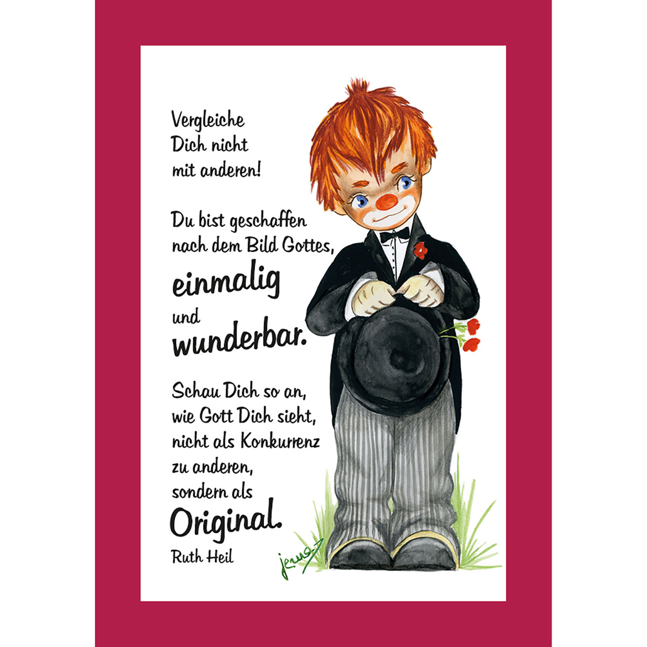 Aufkleberbuch - Sonnenschein für dich und mich - Clown