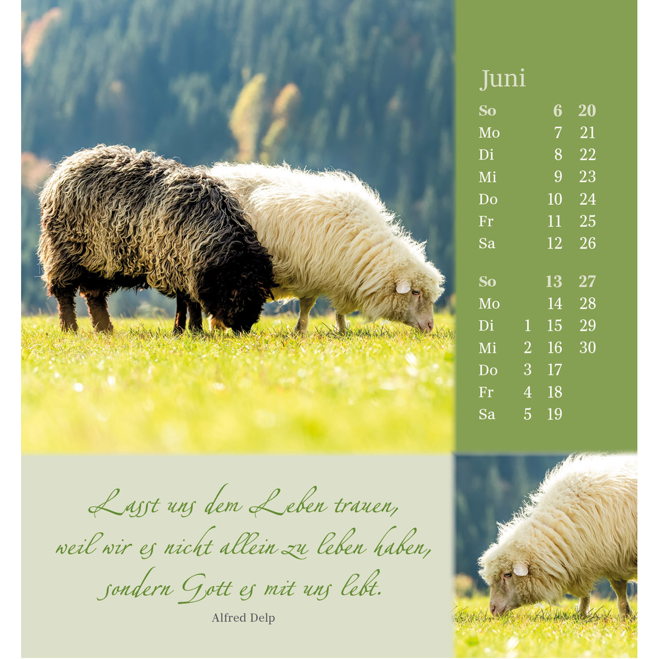 Aufstellkalender - Sei behütet und geborgen 2027