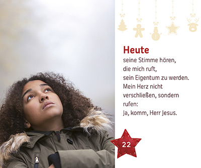 Aufstellbuch - Zünde dein Licht an - Krippe Kerze