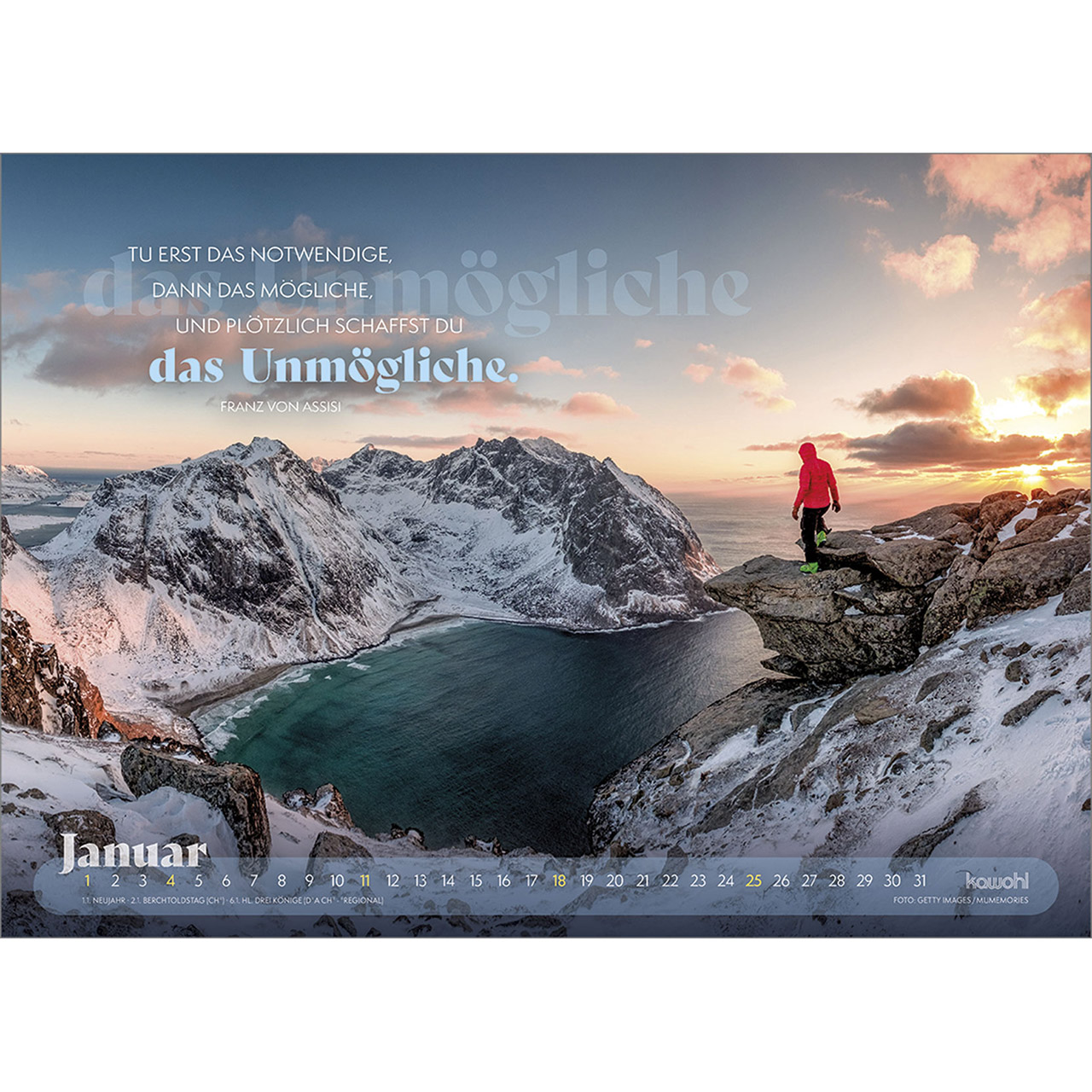 Wandkalender - Abenteuer - Unterwegs mit Gott 2026