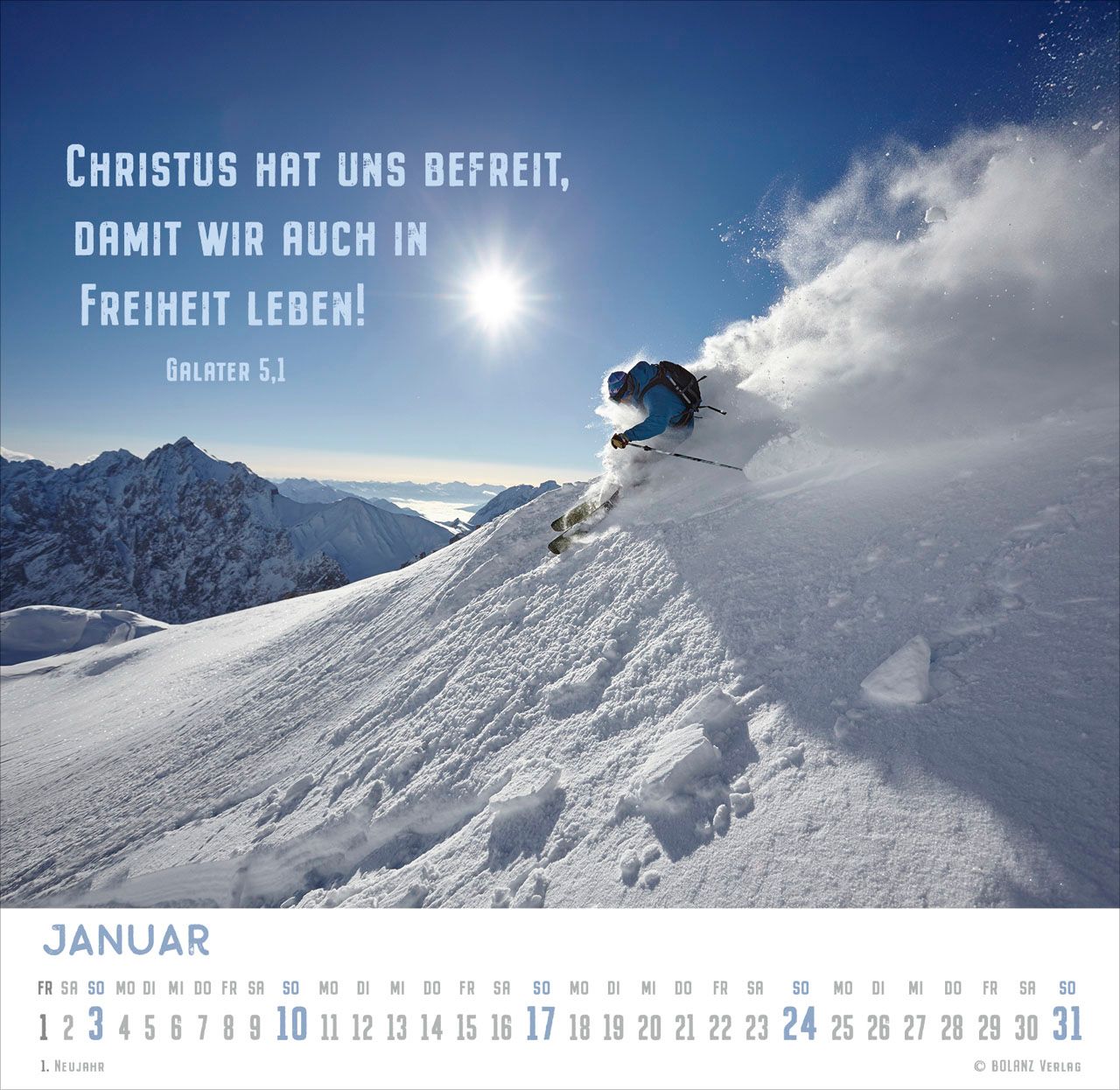 Tischkalender - Freiheit 2027 Tischkalender