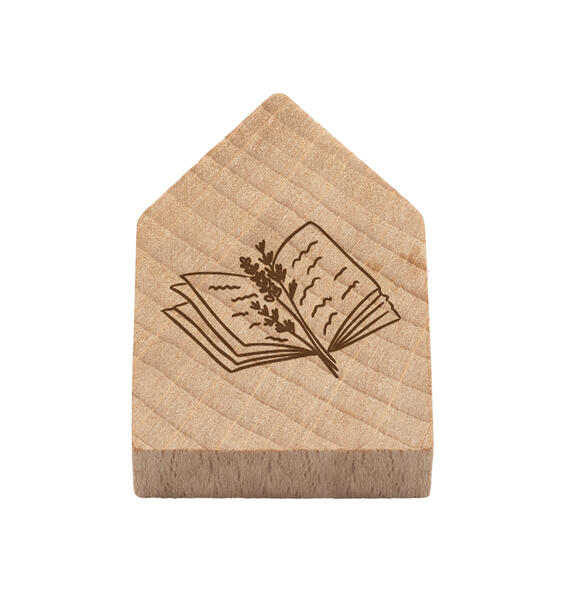 Magnet - Holzhaus Magnet "Buch"
