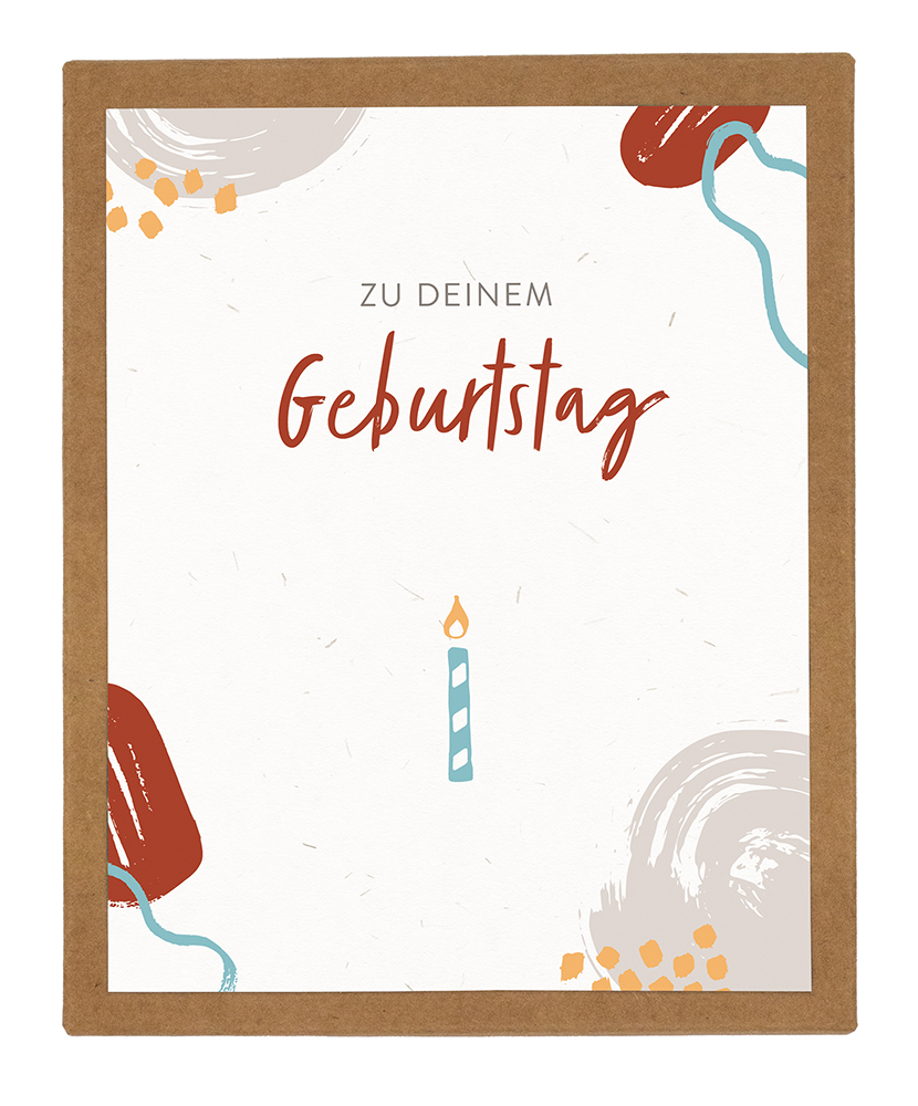 Geschenkverpackung - Geldgeschenk-Set Zu deinem Geburtstag