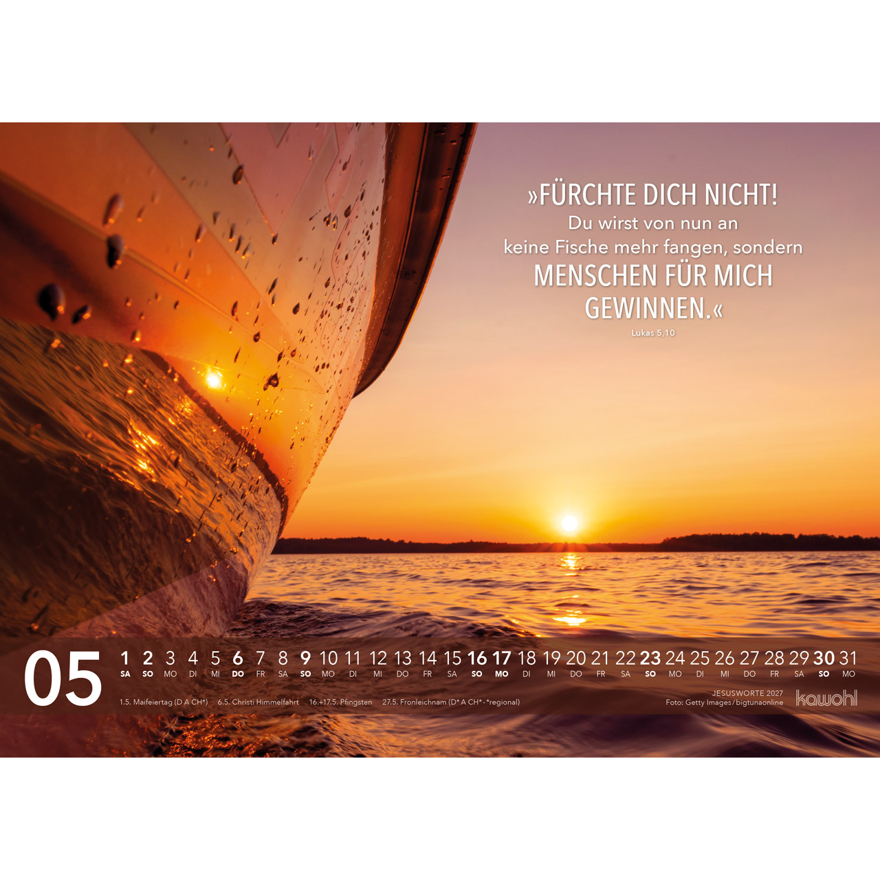 Wandkalender - Jesus Worte 2027