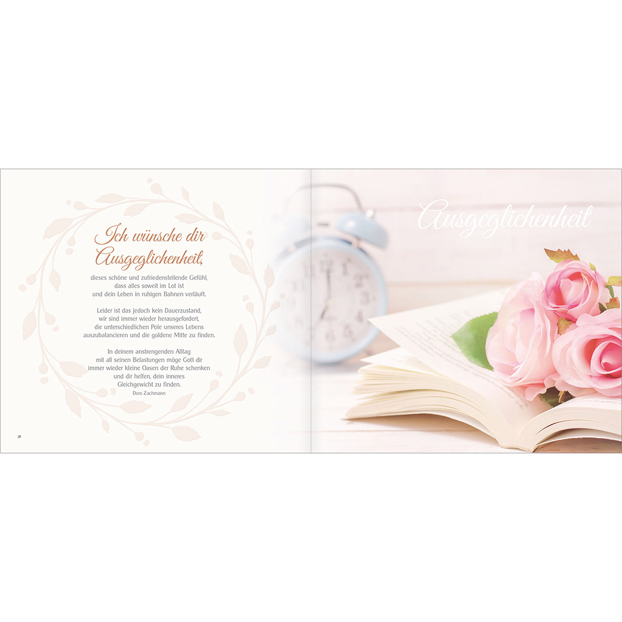Geschenkbuch - Rosengrüße mit vielen guten Wünschen - rosa Rosen