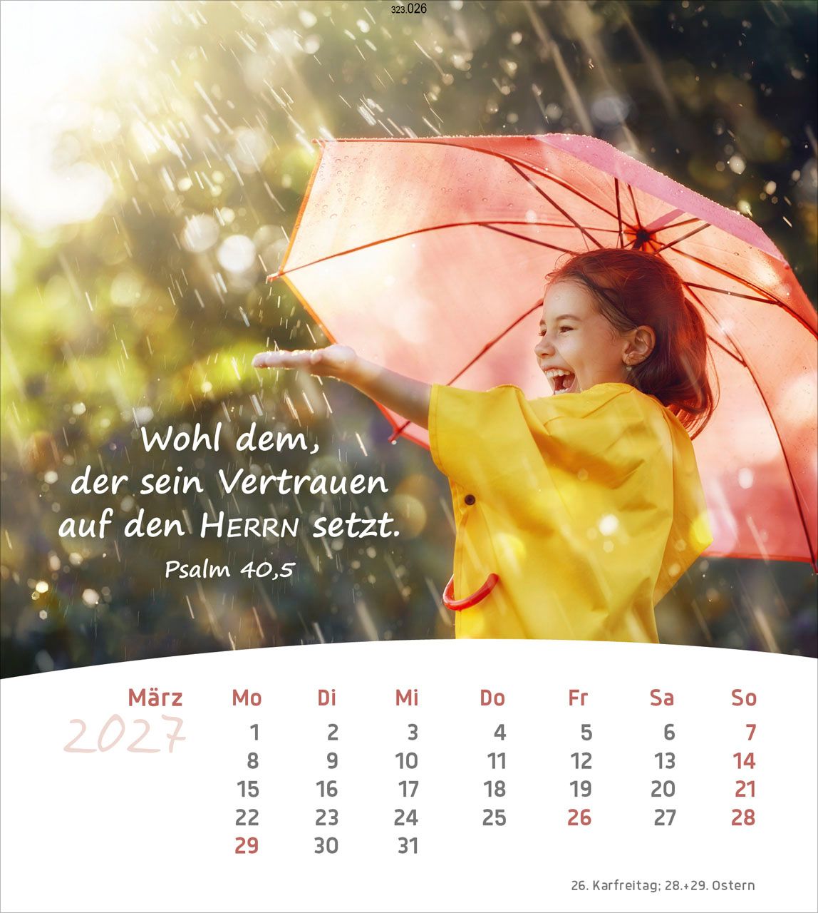 Postkartenkalender - Leben für Dich 2027 - Deutsch