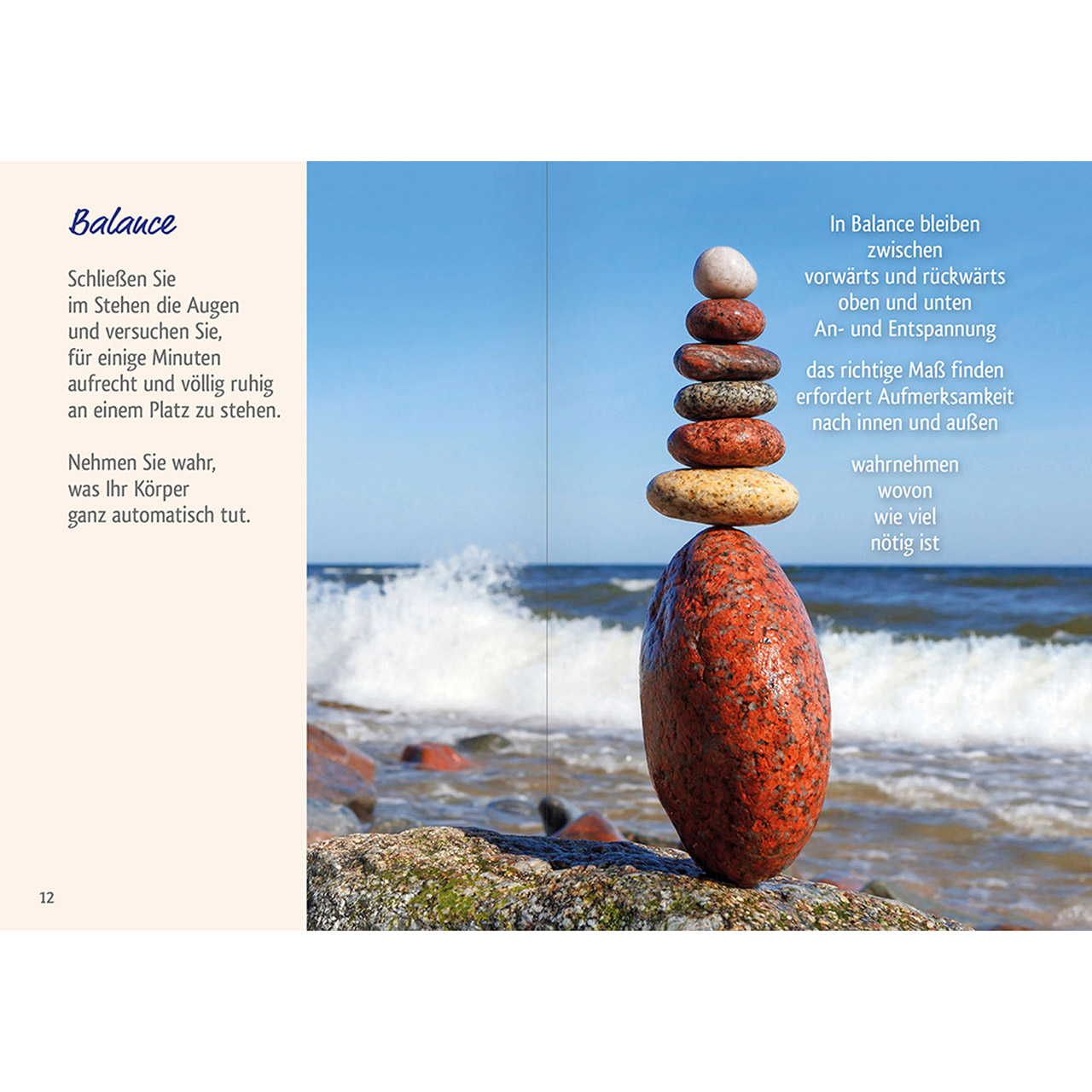 Grußheft - Einfach einmal abschalten - Strandkorb Strand Sonne Meer