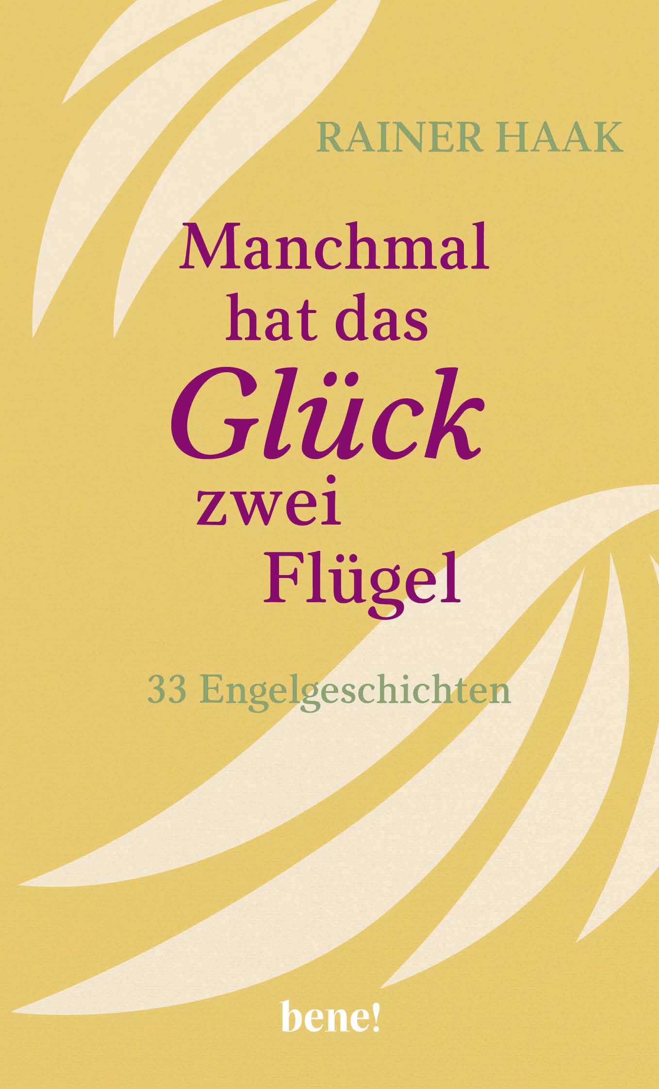 Manchmal hat das Glück zwei Flügel Buch - Manchmal hat das Glück zwei Flügel - Buch Gelb Muster
