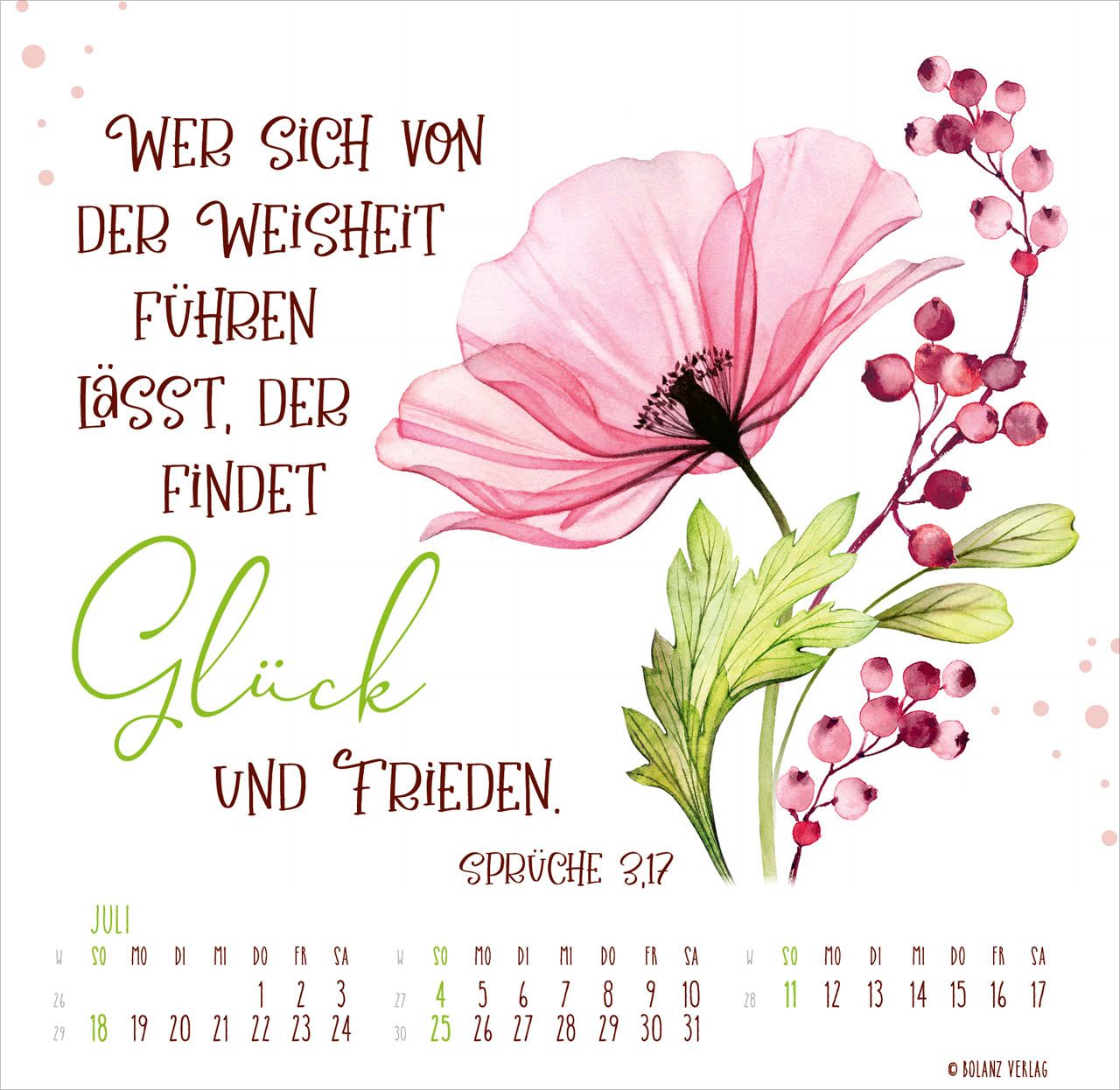 Tischkalender - Getragen durch alle Zeiten 2027 Tischkalender