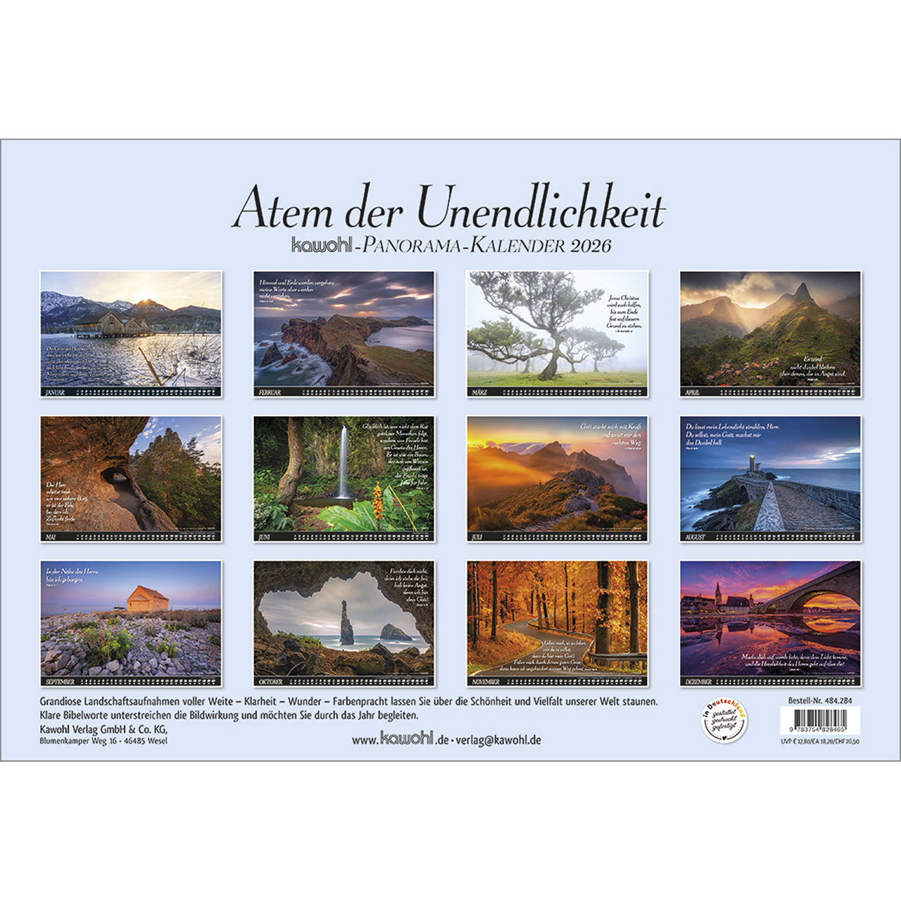 Wandkalender - Atem der Unendlichkeit 2026