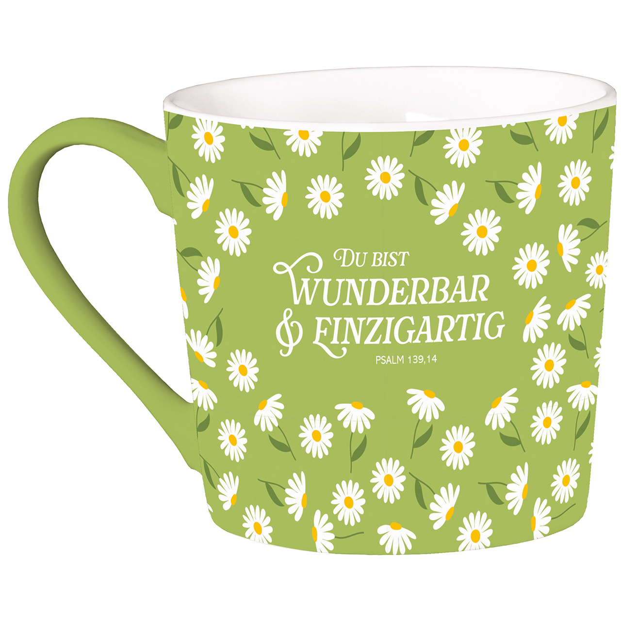 Tasse - Du bist wunderbar & einzigartig - Gänseblümchen