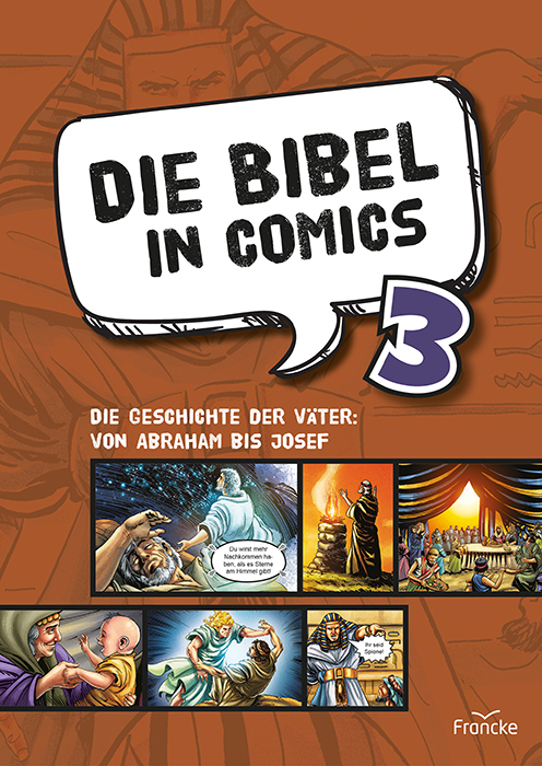 Die Bibel in Comics 3 Buch - Die Bibel in Comics 3 - Comic Sprechblase Braun