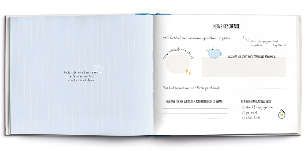 Gästebuch - Meine Konfirmation in einem Buch