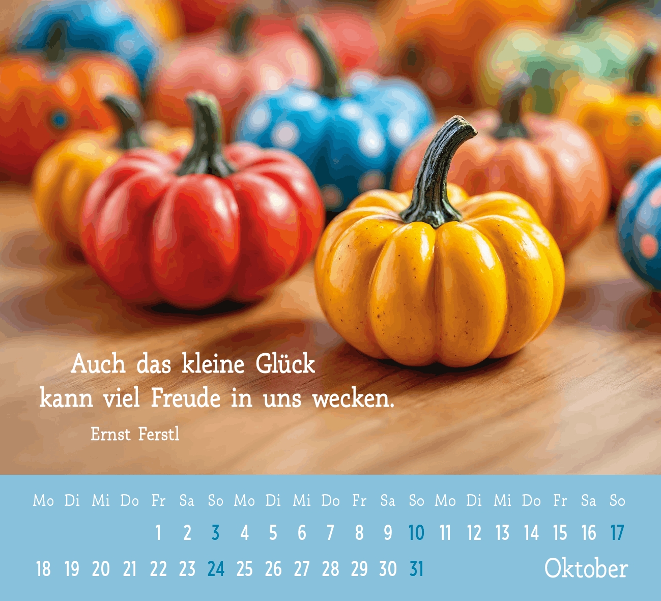 Aufstellkalender - Der kleine Glückskalender 2027