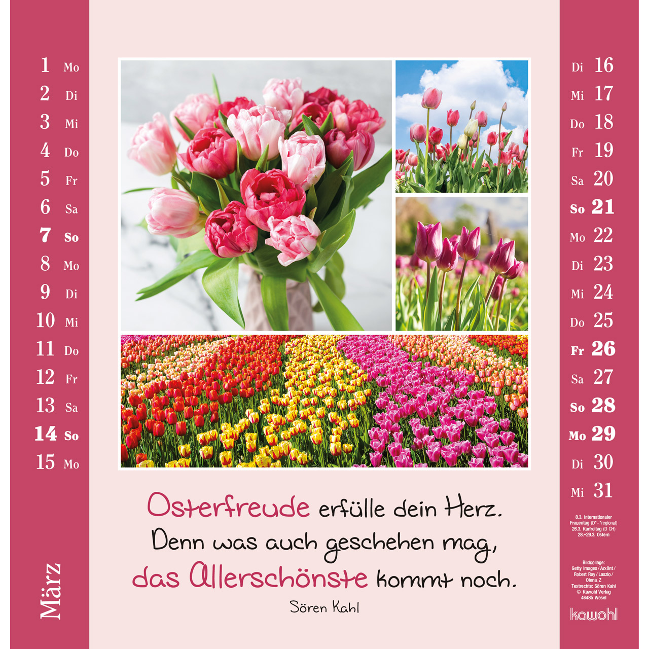 Wandkalender - Kleine Freuden entdecken 2027