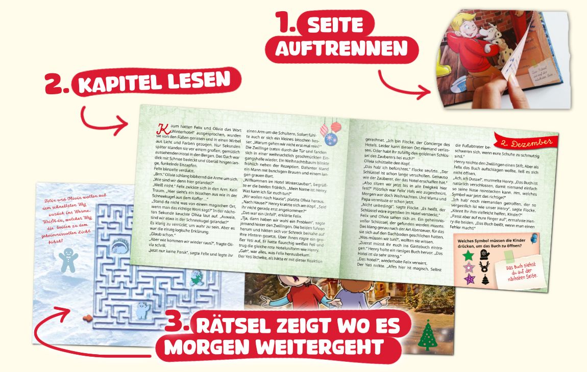 Adventskalender - Gefangen im magischen Weihnachtshotel