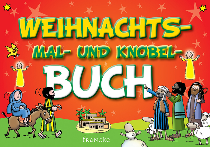 Buch - Weihnachts-Mal- und Knobel-Buch