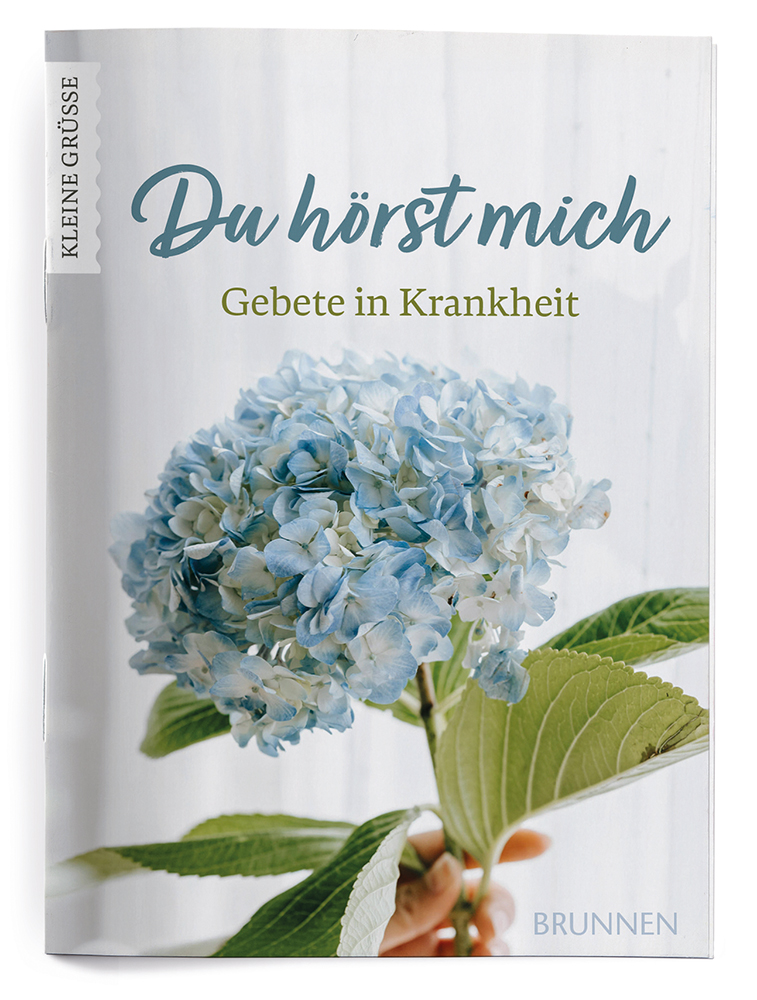 Grußheft - Du hörst mich - Blumen Blüten Blätter Hortensie