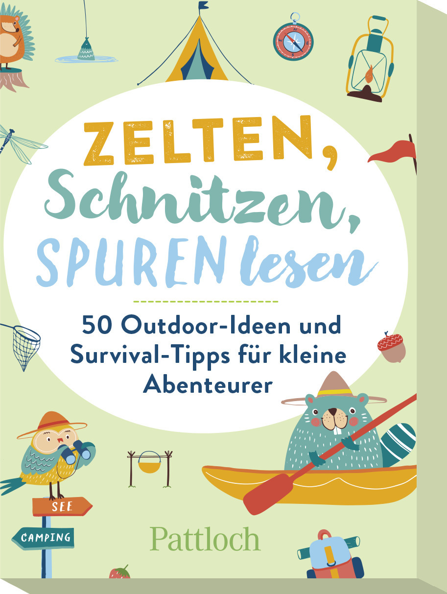 Zelten, Schnitzen, Spuren lesen (Box)