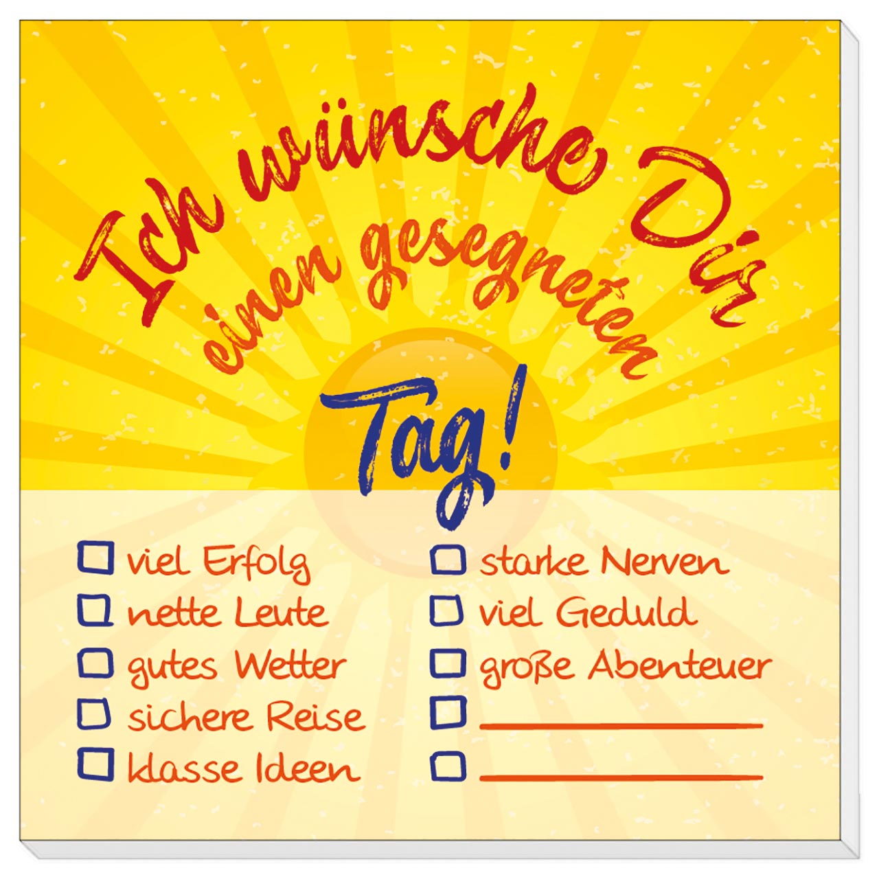 Ich wünsche Dir ...