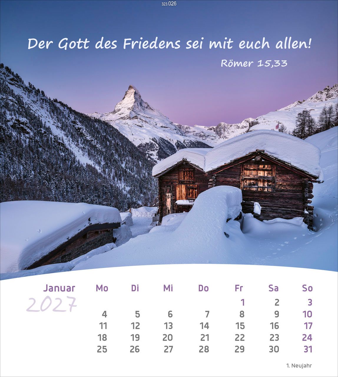 Postkartenkalender - Leben für Dich 2027 - Deutsch