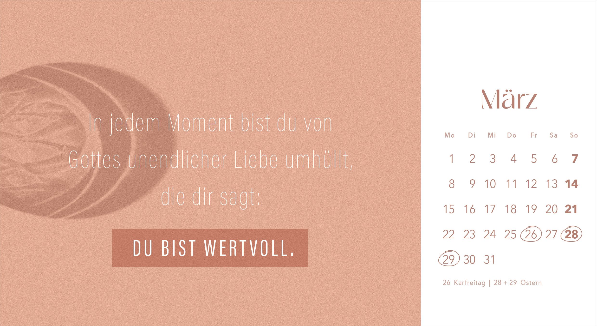 Tischkalender - Leben in seiner Gegenwart 2027