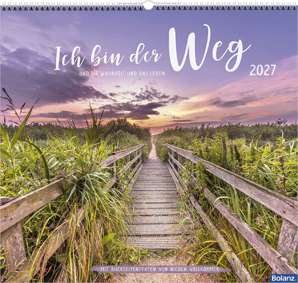 Wandkalender - Ich bin der Weg 2027