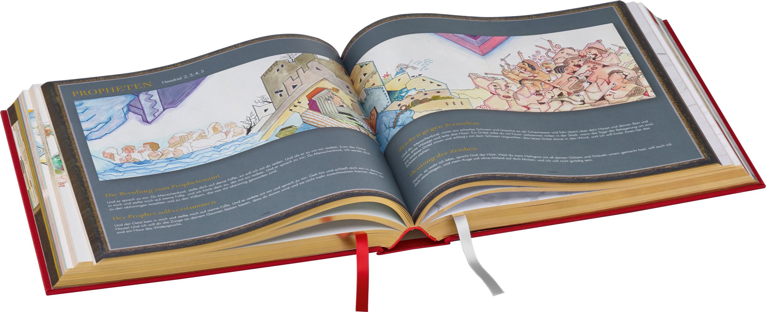 Lutherbibel - Die Wiedmann Bibel - ART-Edition (rot)