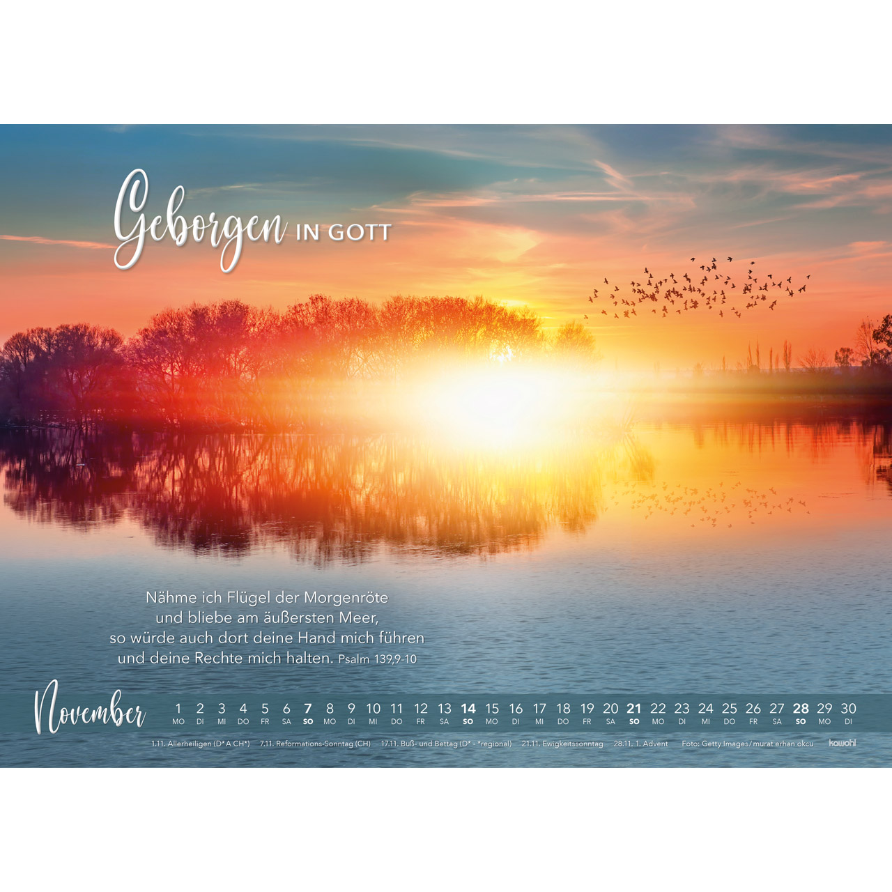 Wandkalender - Die Liebe bleibt 2027