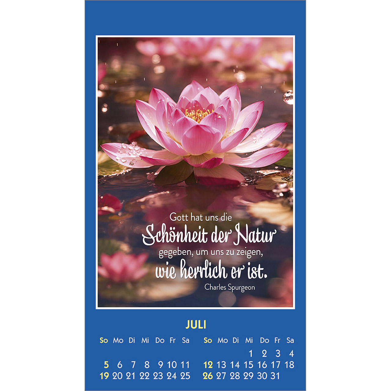 Aufkleberkalender - Ein gutes Wort für Dich 2026